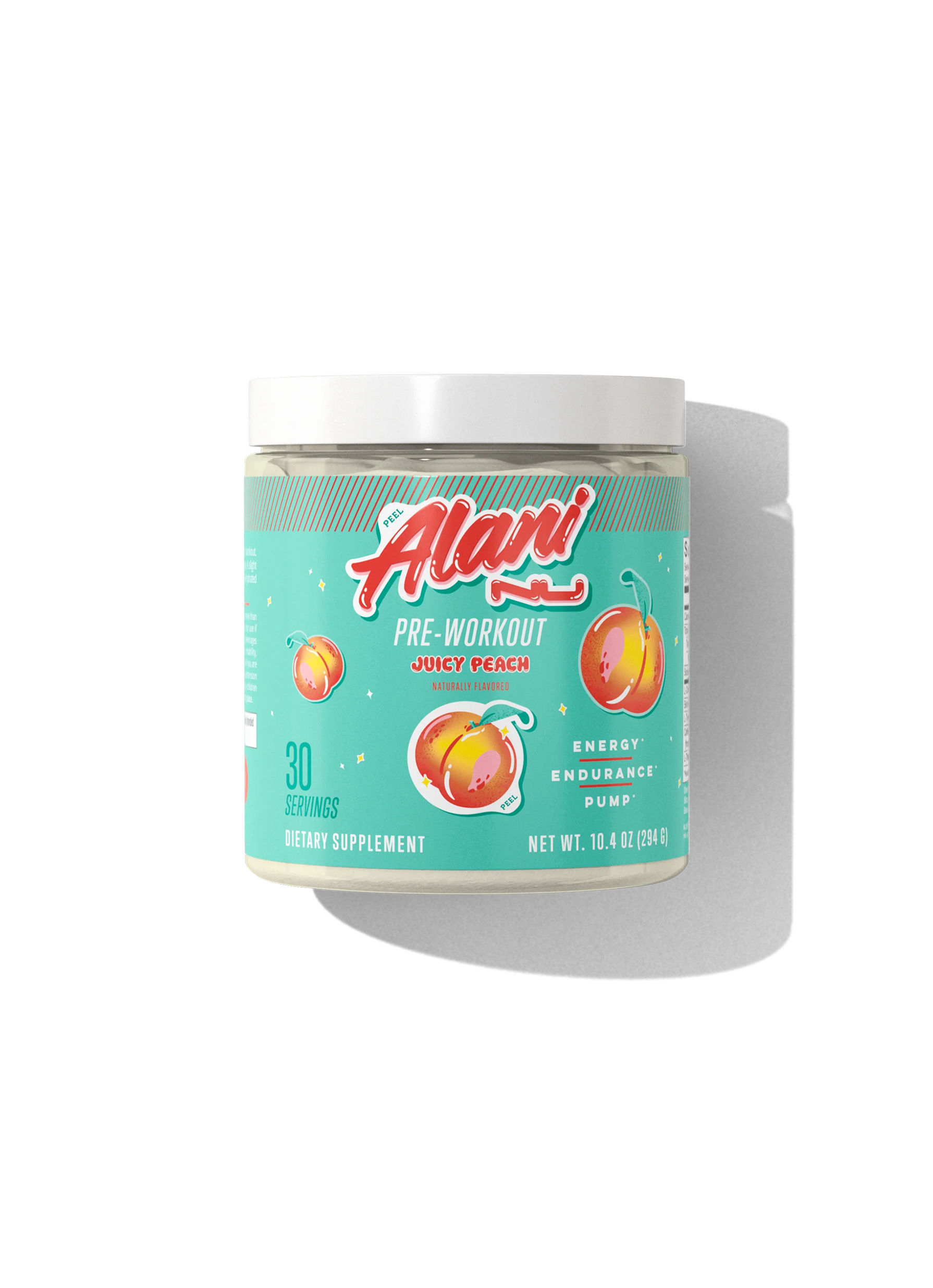 Juicy Peach Pre Workout Alani Nu Aretae