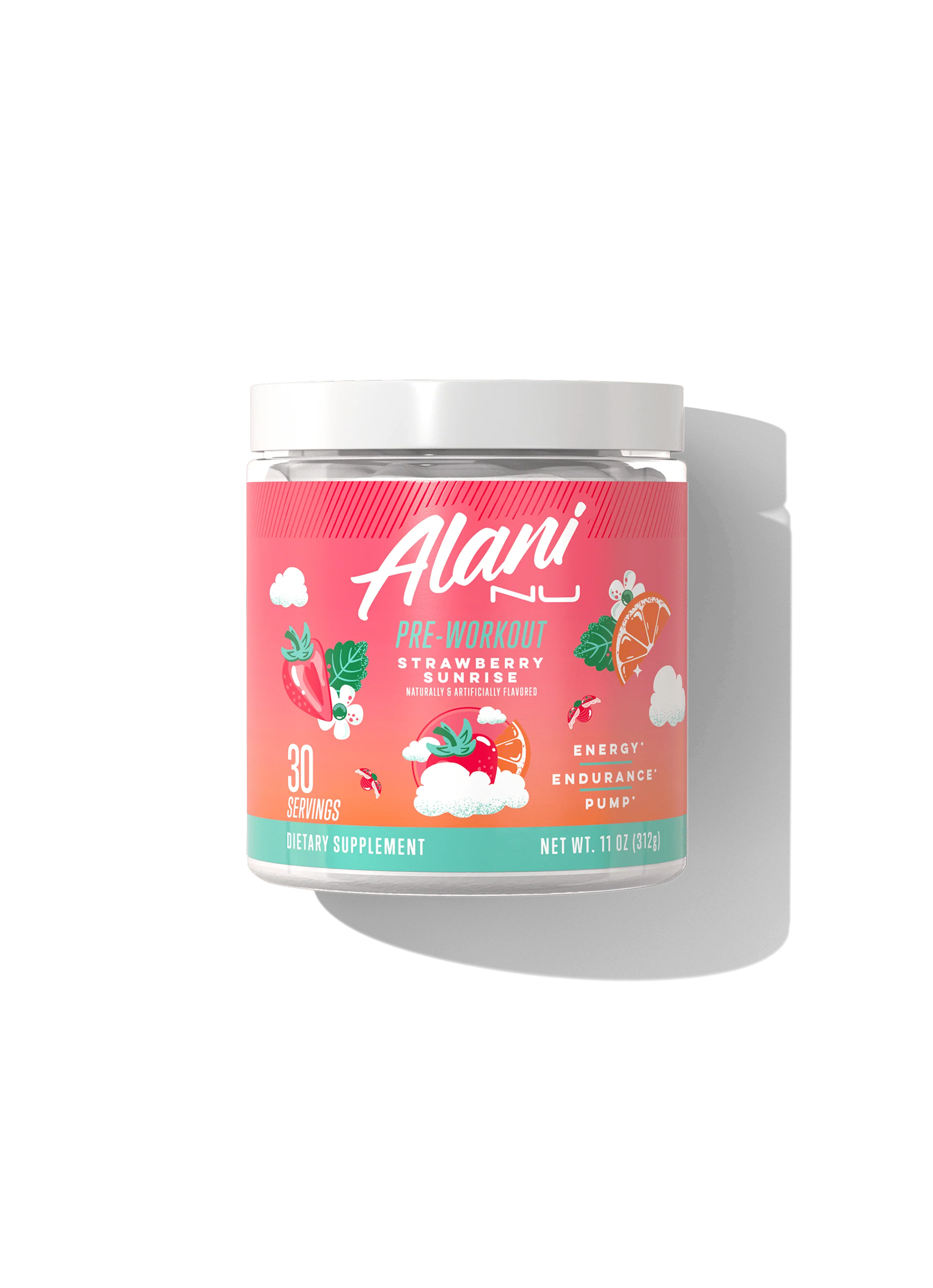 Strawberry Sunrise Pre Workout Alani Nu Aretae