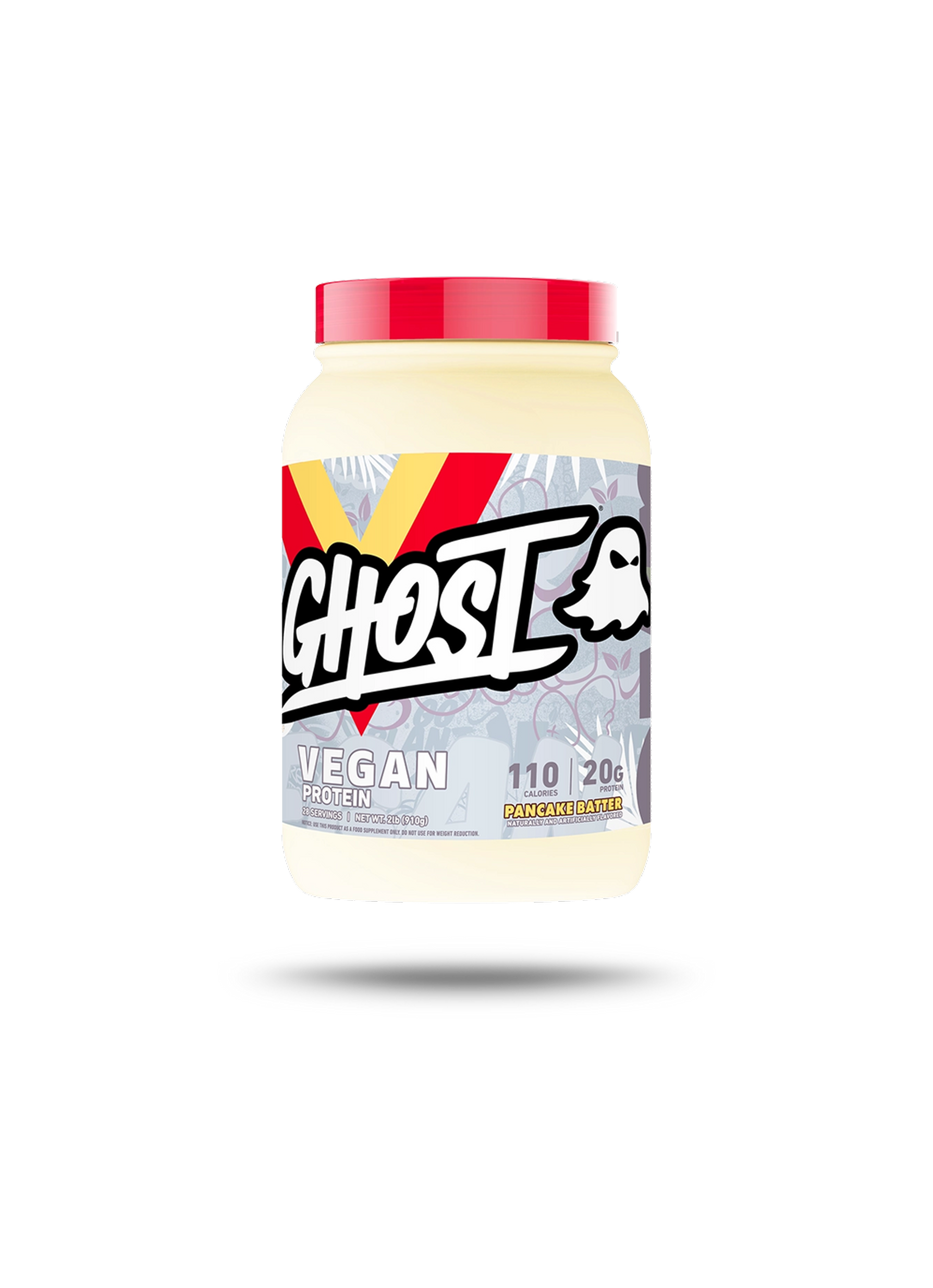 Pancake Batter Ghost Vegan Protein Aretae