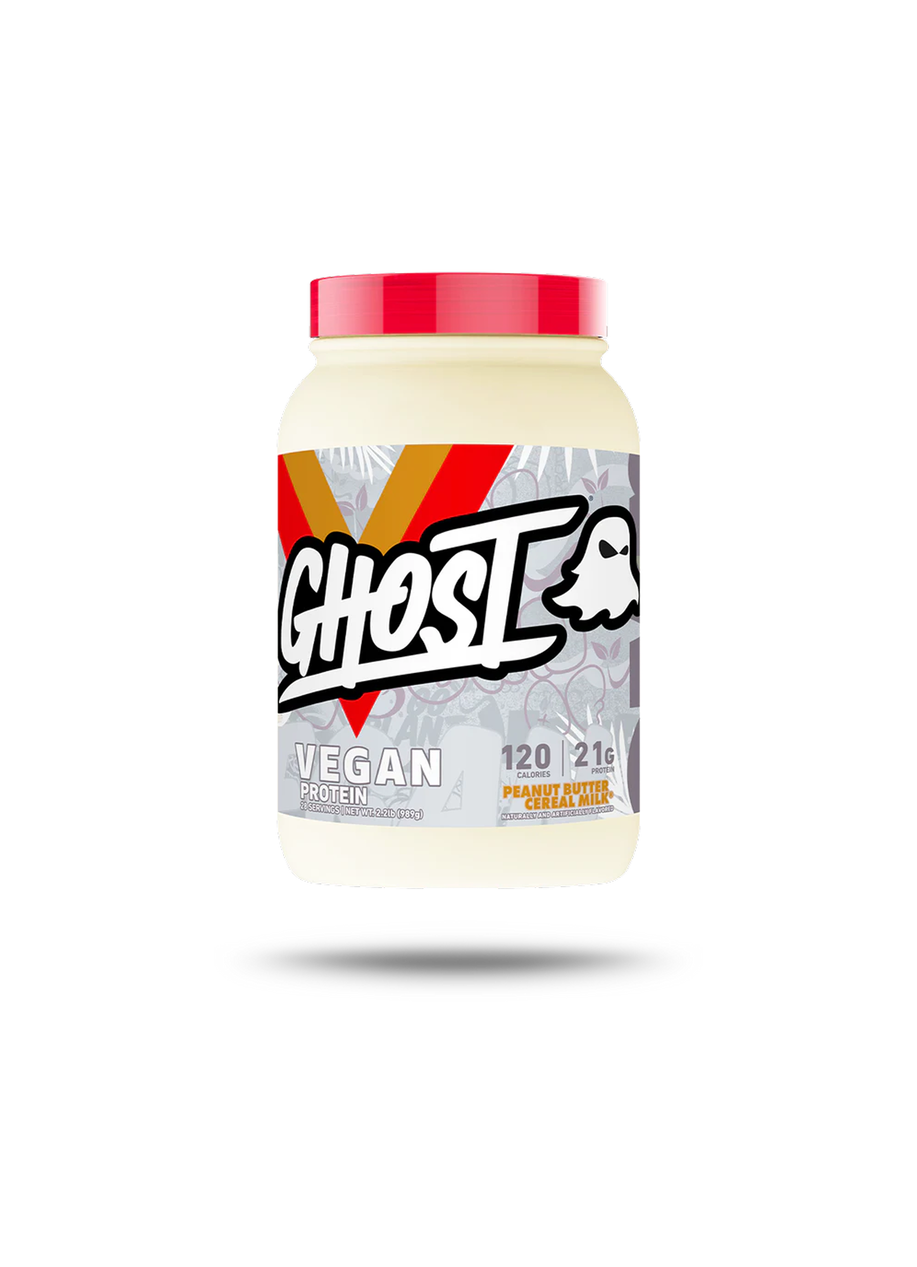 Peanut Butter Cereal Milk Ghost Vegan Protein Aretae